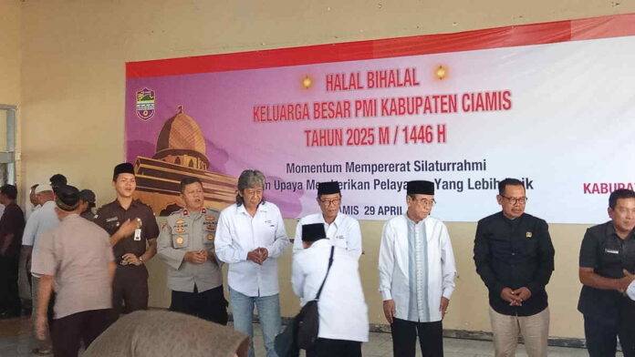 Hadiri Halal Bihalal, Nanang Permana Apresiasi Kiprah PMI Ciamis