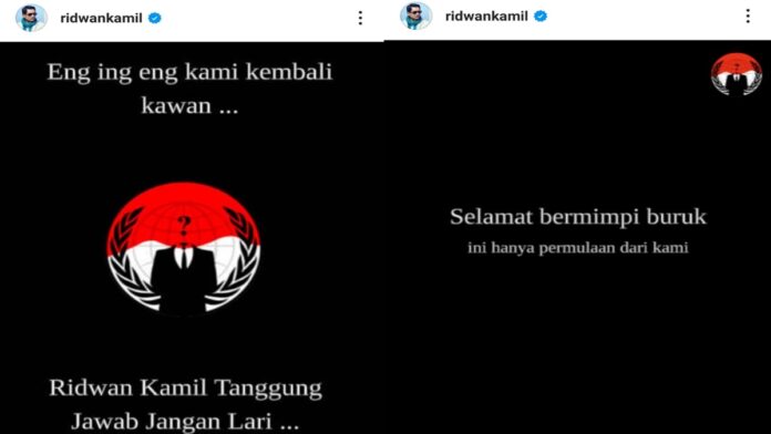 Instagram Ridwan Kamil Diduga Dihack: Tanggung Jawab Jangan Lari