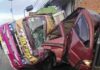 Kecelakaan di Cikoneng Ciamis, Truk Boks Tabrak Minibus