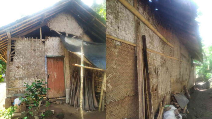 Lansia Sebatang Kara di Pamarican Ciamis Tinggal di Rumah Tidak Layak Huni
