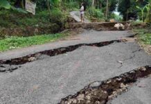 Pergerakan Tanah Ancam Warga Sukaasih Sumedang, Akses Jalan ke Dusun Marasa Ditutup