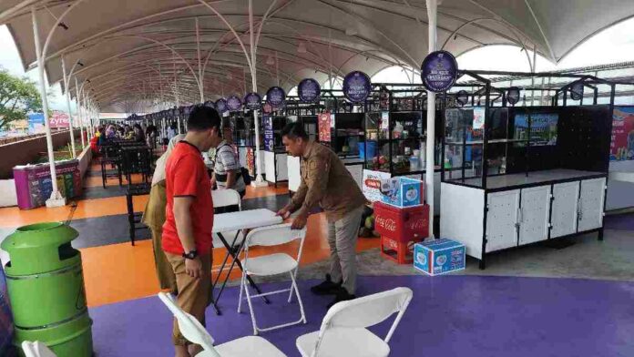 Respons Cepat Keluhan Pedagang, DKUKMP Ciamis Tambah Meja dan Kursi di Food Court Alun-Alun