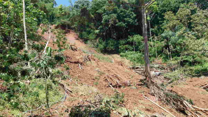 Tanah Longsor Terjang 2 Desa di Panawangan Ciamis