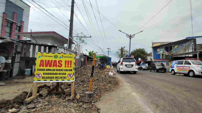 Warga di Kota Banjar Keluhkan Tanah Bekas Galian Pipa Pertamina, Minta Segera Diperbaiki