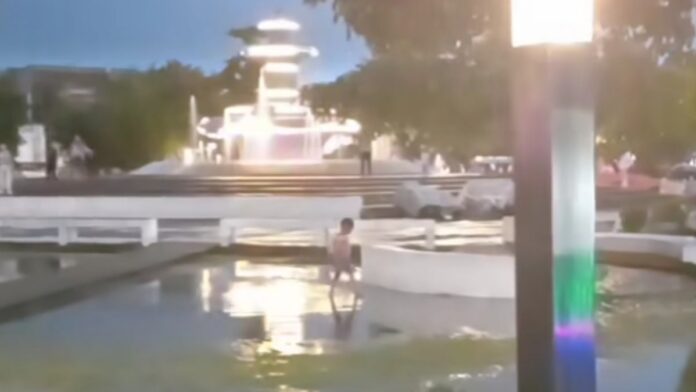 Alun-Alun Ciamis Banjir viral di media sosial
