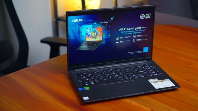 Asus Gaming K16, Laptop Ringan dengan Berbagai Fitur Canggih