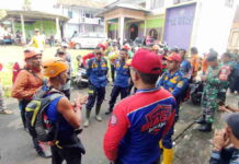 BPBD Ciamis Terjunkan Personel Lakukan Pencarian Orang Hilang di Sungai Cisepet