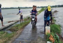 Banjir di Paledah dan Maruyungsari Pangandaran