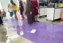 Belum Lama Diresmikan, Area Foodcourt Alun-Alun Tergenang Air Usai Hujan Deras Mengguyur Ciamis