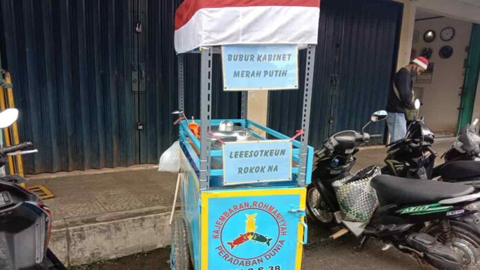 Bubur Kabinet Merah Putih Haji Uding Pasar Galuh Kawali Ciamis