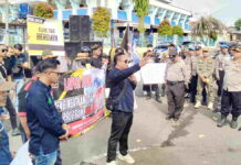 Buruh Demo Wali Kota Banjar, Sebut Program Lapangan Kerja Hanya Omon-Omon Tak Ada Realisasi