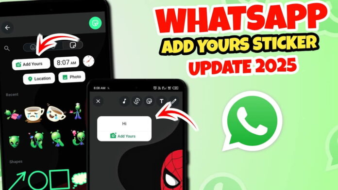 Cara Menggunakan Stiker Add Yours WhatsApp untuk Bikin Status Lebih Seru