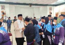 Dilepas Bupati Herdiat, Calon Haji Ciamis Siap Tunaikan Ibadah Suci