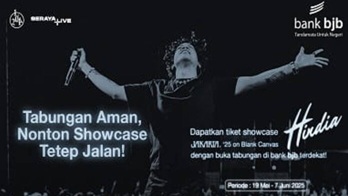 Hanya di bank bjb, Nonton Konser Showcase Hindia Bisa Sambil Nabung
