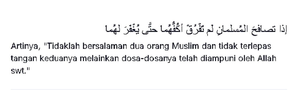 Hikmah Berjabat Tangan, Lebih dari Sekadar Salam