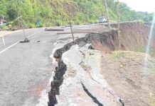 Jalan Angsana Gunung Kelir Ciamis Kembali Longsor, Akses Pamarican-Langkaplancar Ditutup Sementara