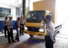 Kendaraan pengantar calon jemaah haji Kota Banjar