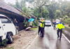 Laka Tunggal Mobil Tabrak Rumah Terjadi di Kota Banjar, Ban Gundul Diduga Penyebabnya