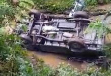 Mobil Terperosok ke Jurang di Panawangan Ciamis, Diduga Sopir Mengantuk