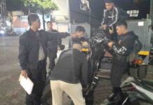 Biar Kapok, Belasan Sepeda Motor Pelajar Berknalpot Brong Akhirnya Diangkut Tim Prabares Sat Sabhara Polres Banjar