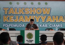 Nanang Permana Jadi Keynote Speaker Talkshow Kejamiyyahan PD Pemuda Persis Ciamis