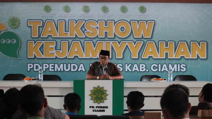 Nanang Permana Jadi Keynote Speaker Talkshow Kejamiyyahan PD Pemuda Persis Ciamis