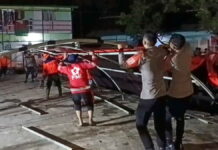 Pasca Kebakaran Ponpes di Sumedang, Puluhan Santri Mengungsi ke Tenda Darurat