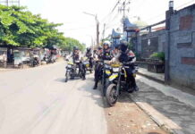 Patroli Sat Samapta Polres Kota Banjar, Antisipasi Konvoi Kendaraan Saat Pengumuman Kelulusan