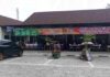 Pedagang di Obyek Wisata Karangkamulyan Ciamis Kini Menempati Kios Baru