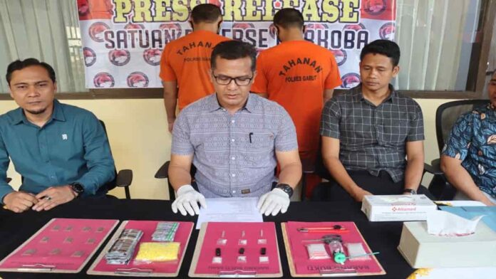 23 Pengedar Narkoba Diciduk Polres Garut, 3 Diantaranya Wanita