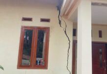 Pergerakan Tanah di Neglasari Ciamis
