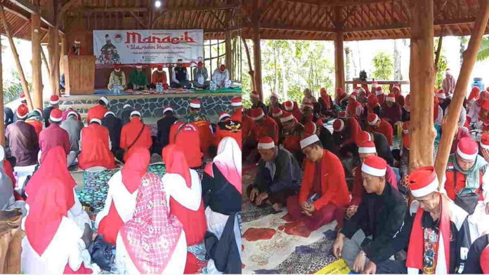 Ratusan Ikhwan TQN Suryalaya Sirnarasa Ikuti Manaqib di Agrowisata Cibungureun Leuwi Keris Ciamis