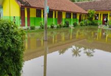 Sekolah di Pangandaran terendam banjir