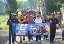 Hari Buruh Tanpa Unjuk Rasa, Polres Kota Banjar Inisiasi Kegiatan Sosial hingga Jalan Santai
