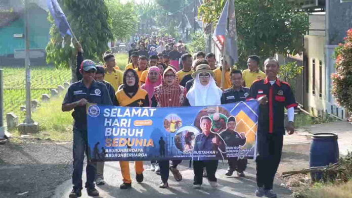 Hari Buruh Tanpa Unjuk Rasa, Polres Kota Banjar Inisiasi Kegiatan Sosial hingga Jalan Santai