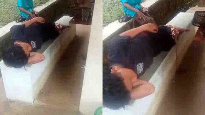 Akibat Kecelakaan Menabrak Batu Trotoar Jalan, Seorang Santri di Ciamis Harus Mendapatkan Perawatan Medis