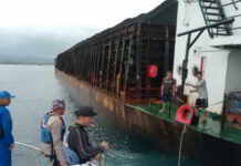 Kapal Bermuatan Batubara
