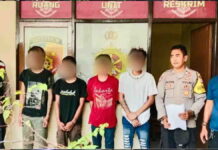Sempat Jadi Bulan-bulanan Warga, Polres Sumedang Ringkus 4 Pelaku Curas Bermodus COD