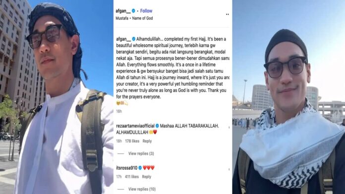 Afgan Tuntaskan Ibadah Haji, Resmi Menyandang Gelar Pak Haji