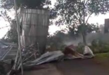 Angin Kencang Terjang Sumberjaya Ciamis, Belasan Rumah Rusak