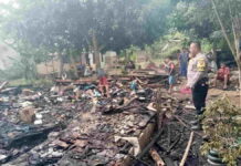 Gegara Lampu Meledak, Sebuah Rumah di Garut Rata dengan Tanah Usai si Jago Merah Mengamuk