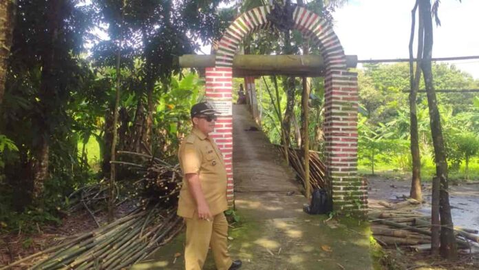 Jembatan Mina penghubung tiga desa dua kecamatan di Ciamis