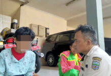 Satu Pengemis Berkostum Badut yang Satpol PP Kota Banjar Amankan Tidak Bisa Baca Tulis