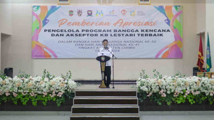 Peringatan Harganas ke 32 Tingkat Kabupaten Ciamis, Bupati Ciamis Ajak Kolaborasi Lintas Sektor