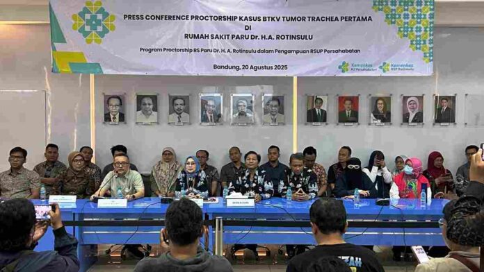 Pertama di Jabar, RS Paru Rotinsulu Bandung Berhasil Lakukan Tindakan Operasi Tumor Trakea