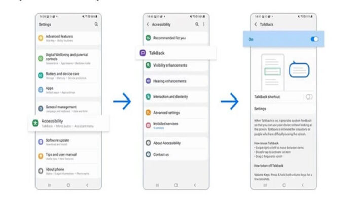 Panduan Cara Mematikan TalkBack di HP Samsung Mudah